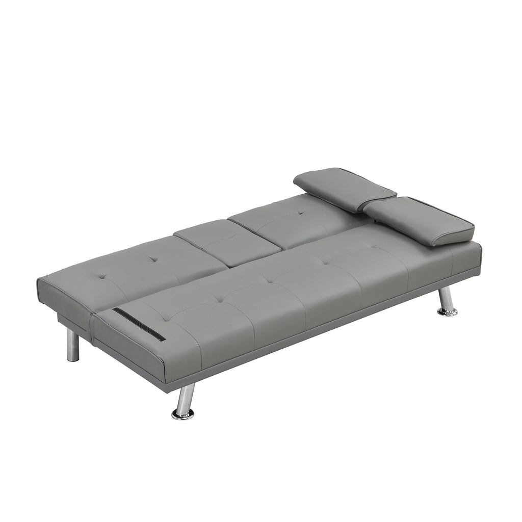 Sofa Bed with Armrest and Holders