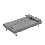 Sofa Bed with Armrest and Holders