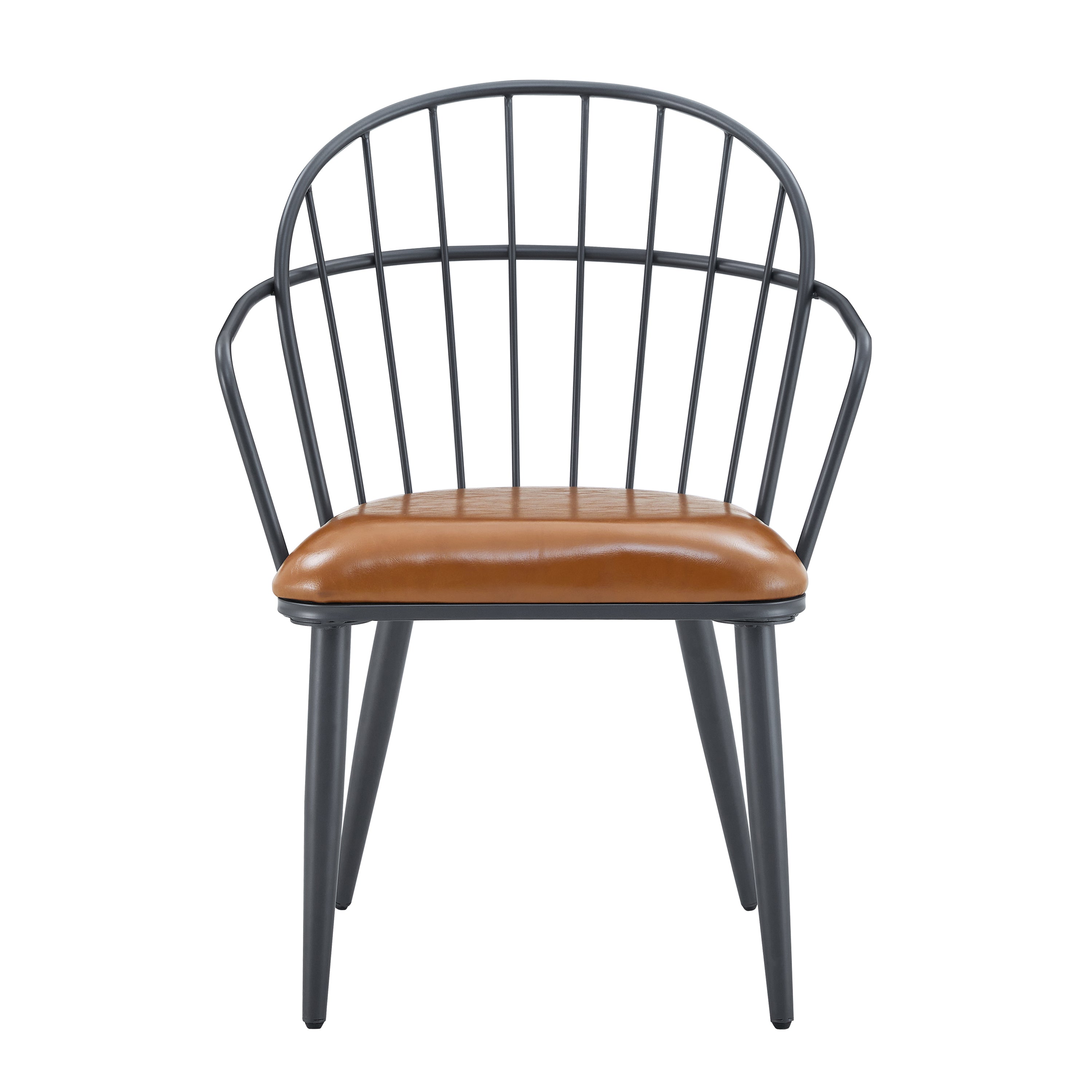 Indoor Upholstered Dining Set With Metal Legs (Set of 4)