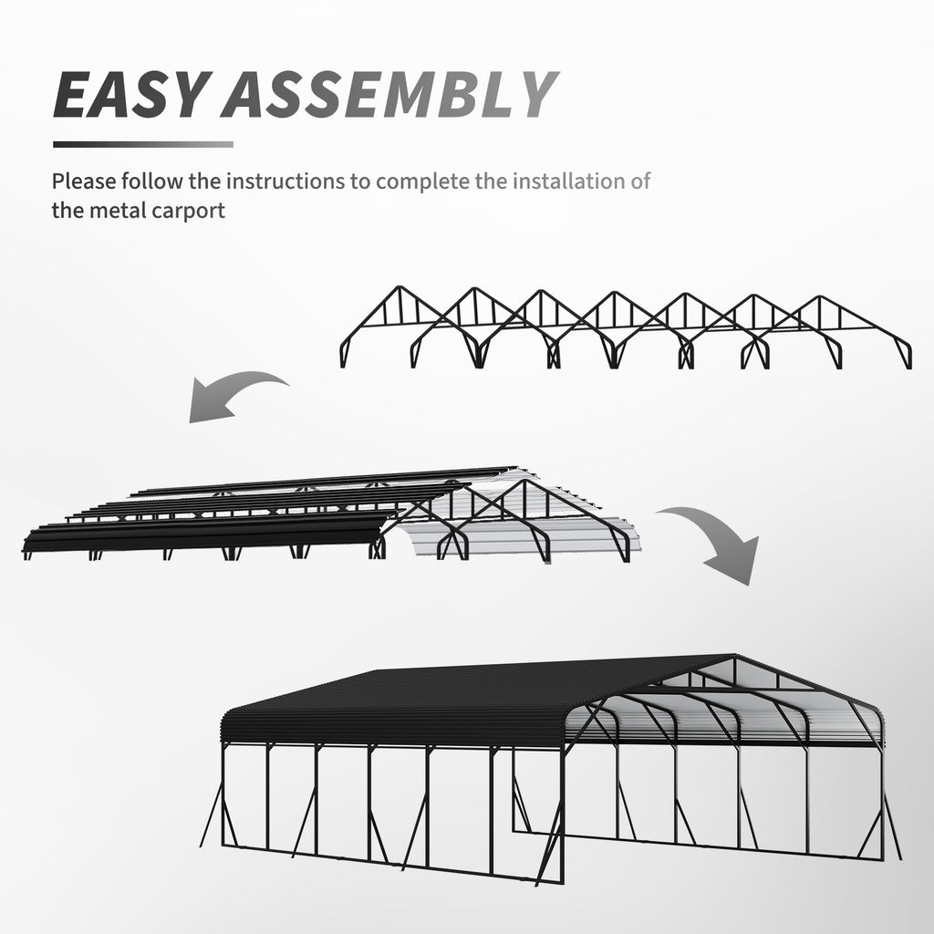 Heavy Duty 20'X30' Carport Canopy