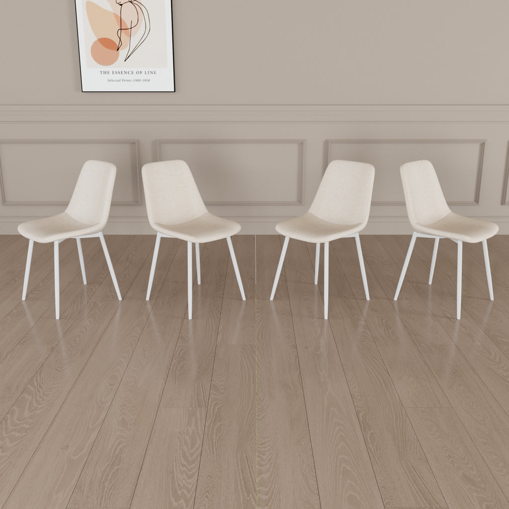 Set of 4 Modern Kitchen Dining Chairs