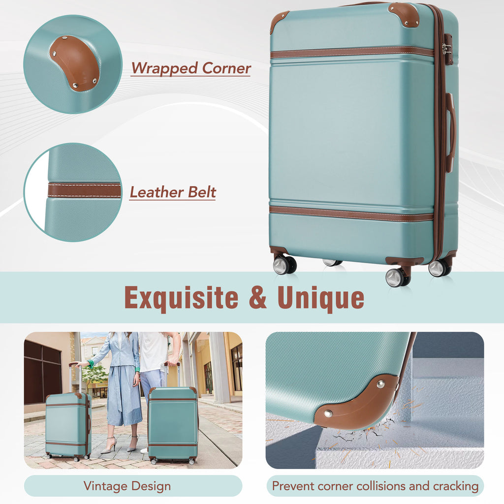 Hardshell Luggage Sets - 20"+24" and Cosmetic Case