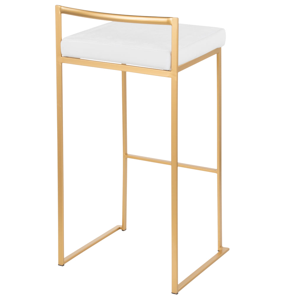30" Contemporary Stackable Barstool Set of 3