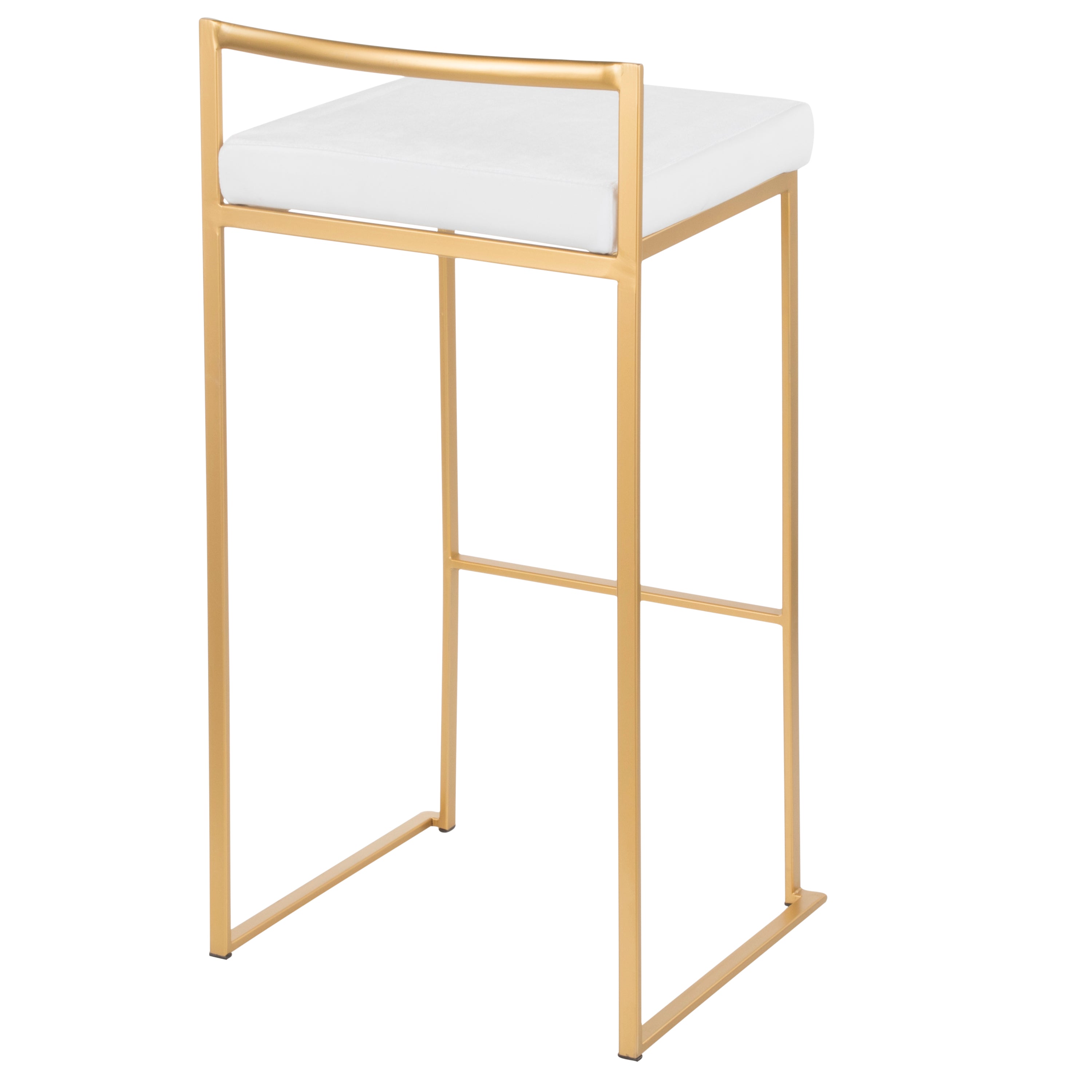 30" Contemporary Stackable Barstool Set of 3