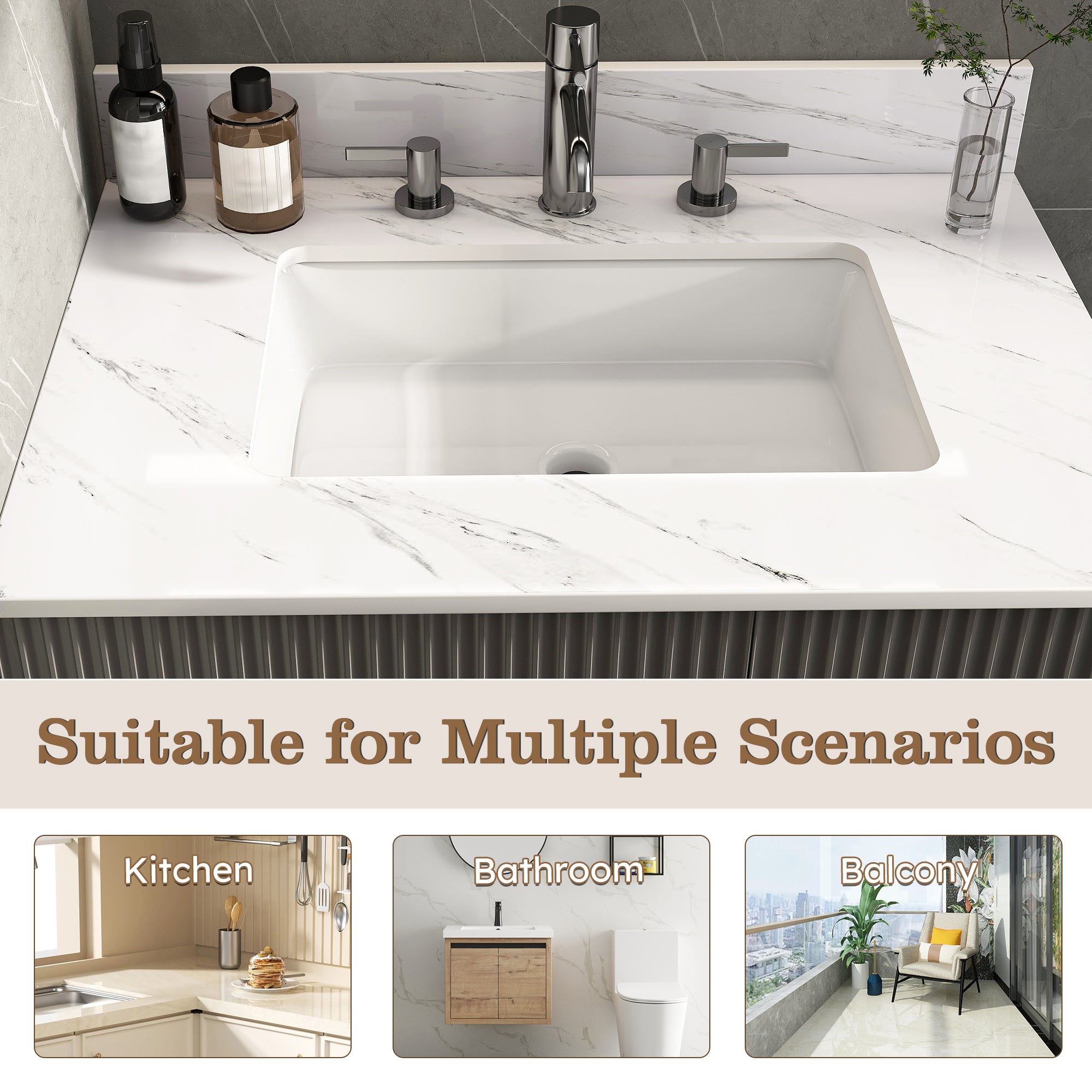 31 Inch Marble Vanity Top