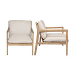Outdoor Acacia Wood Armchair, Set of 2