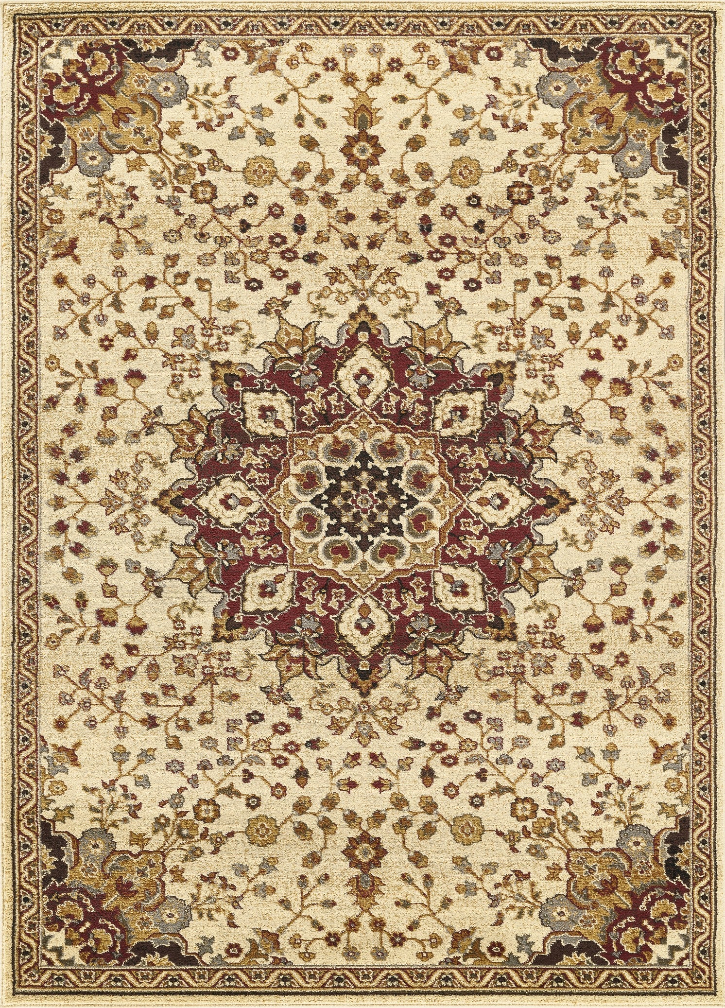 Classic GC_VIN5014 Cream Area Rug