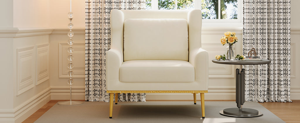 Modern Velvet Accent Chair