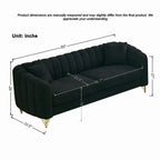 85" Oversized Chenille Sofa