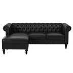 U-style 85" Modern 4-Seater L-Shaped Sectional Sofa
