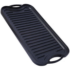 Pre-Seasoned Cast Iron Reversible Rectangular Grill/Griddle