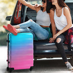 Hardshell Luggage Sets - 3 Piece Gradient Color Expandable Suitcase