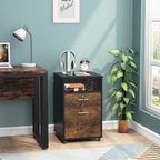 Mobile File Cabinet with Lock