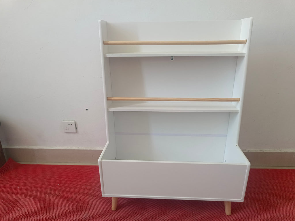 Kids Bookshelf and Toy Storage Cabinet