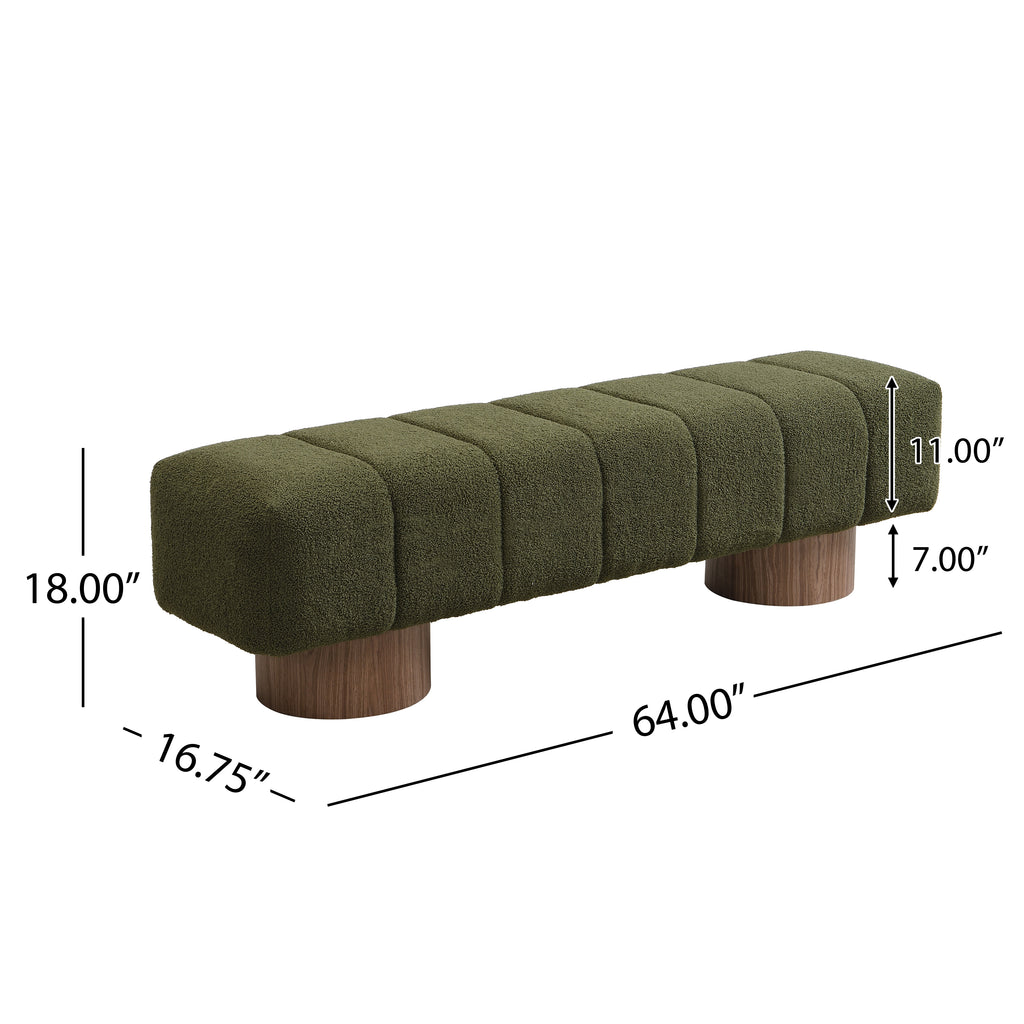 Upholstered Dining Bench for Dining Room and Entryway