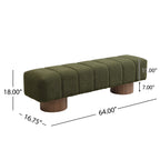 Upholstered Dining Bench for Dining Room and Entryway