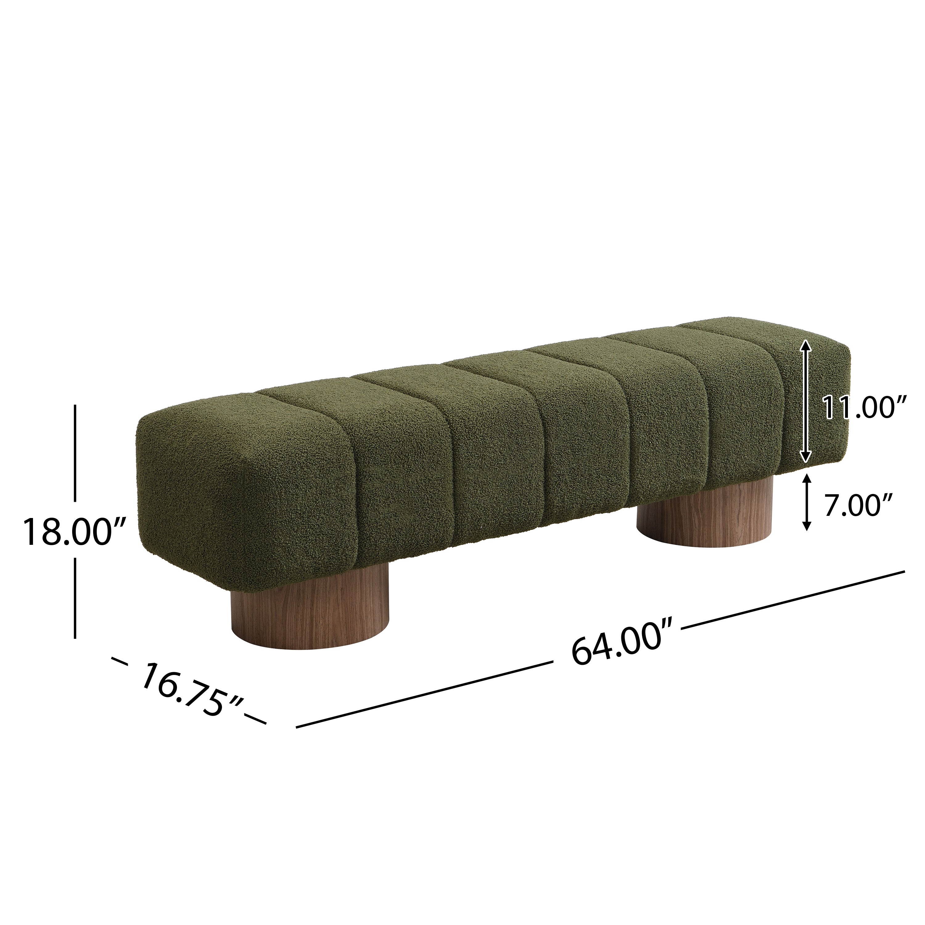 Upholstered Dining Bench for Dining Room and Entryway