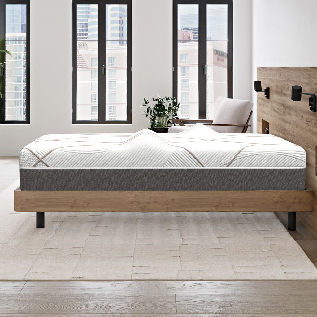 GhostBed Massage Mattress Hybrid 12" Profile - King
