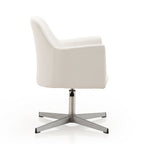 Pelo Vegan Leather Swivel Lounge Chair