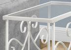 Clear Tempered Glass Accent Table