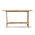 Hawthorne 60" Solid Reclaimed Elm Trestle Console Table