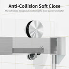 Frameless Single Sliding Soft-Close Shower Doors