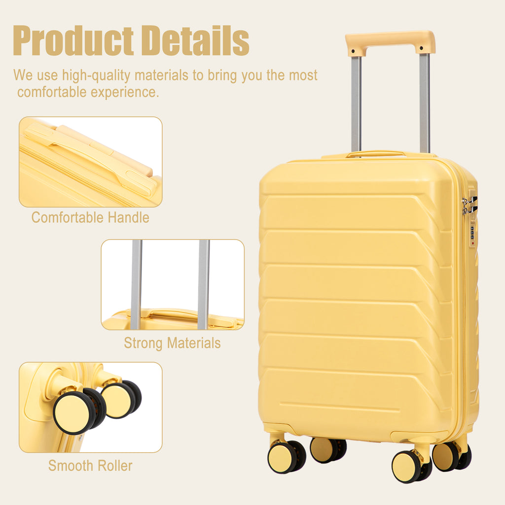 20 Inch ABS Hard Shell Travel Checked Luggage