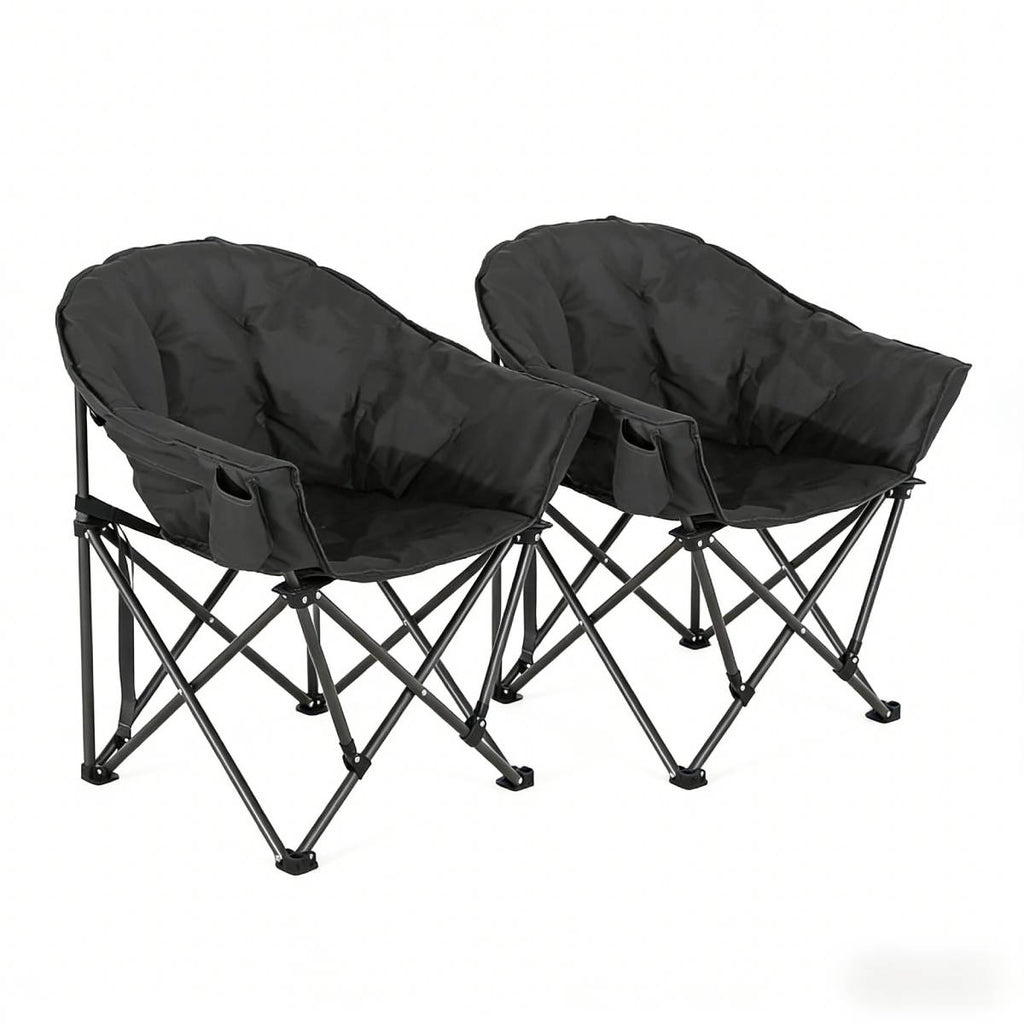 Set of 2 Oversized Camping Chairs