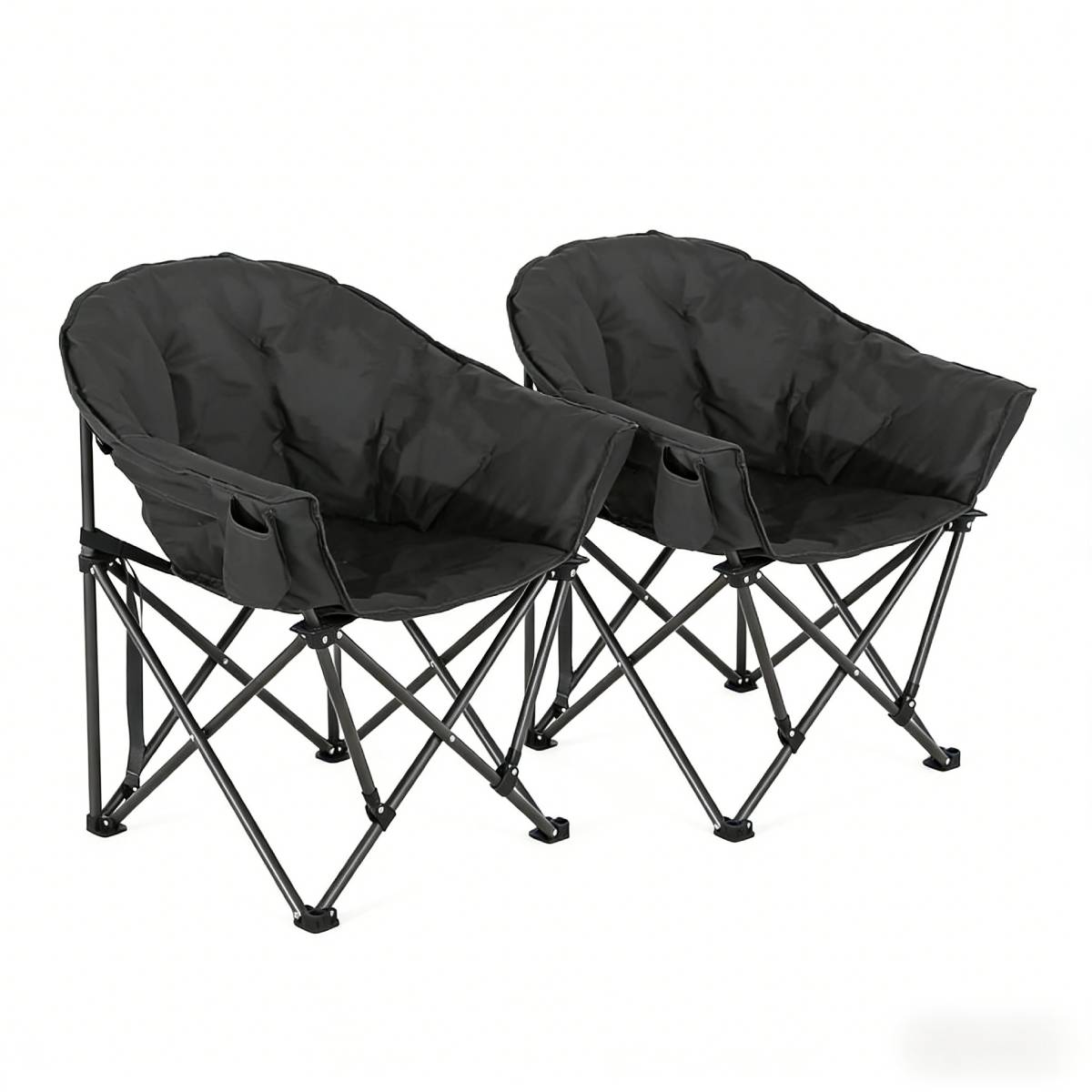 Set of 2 Oversized Camping Chairs