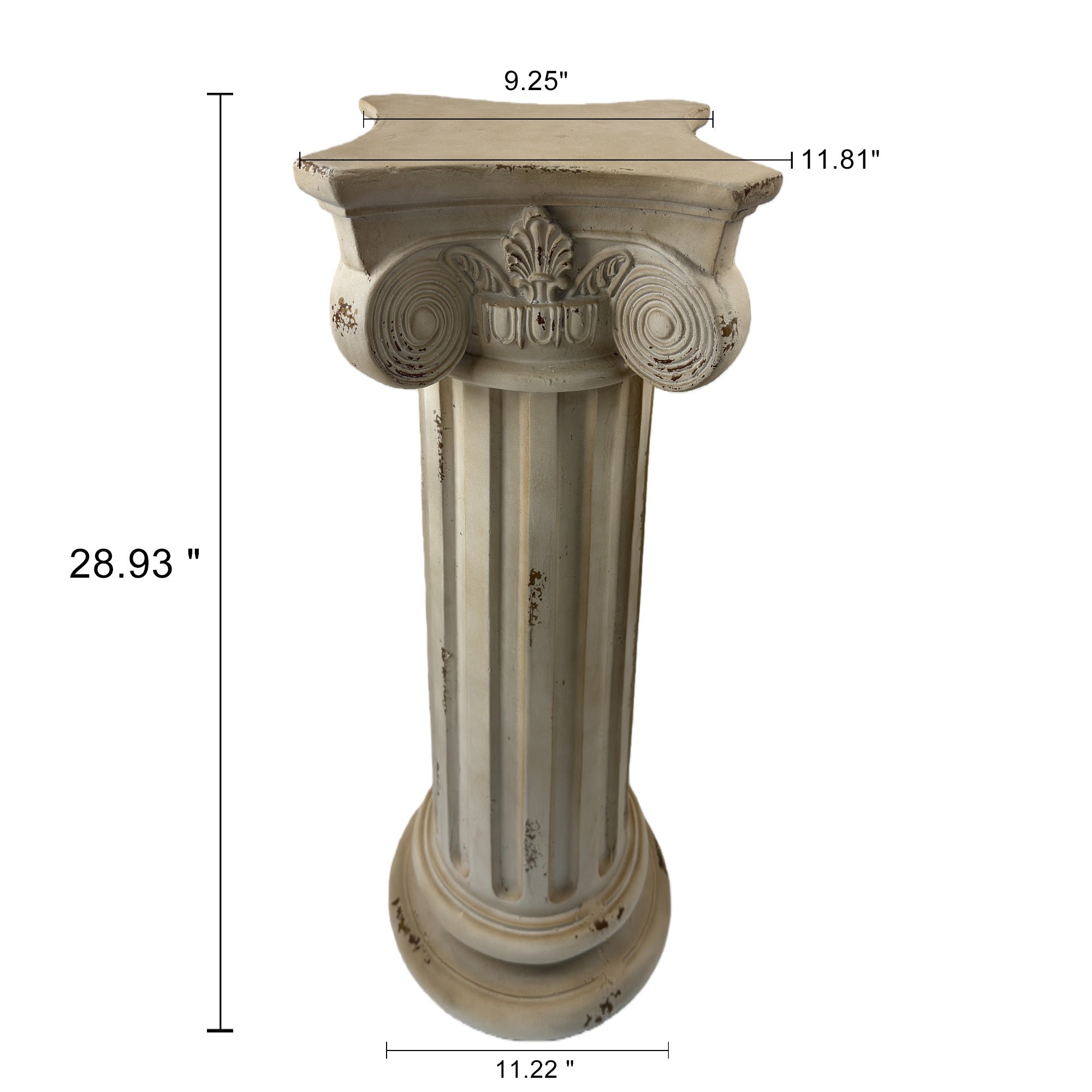 Pedestal Column Plant Stand 28.93'' Tall Roman Style