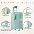 3 Pcs ABS Spinner Wheel Luggage Set
