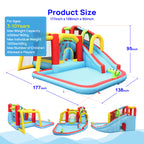 9 in1 Inflatable Slide Water Park Bouncing House