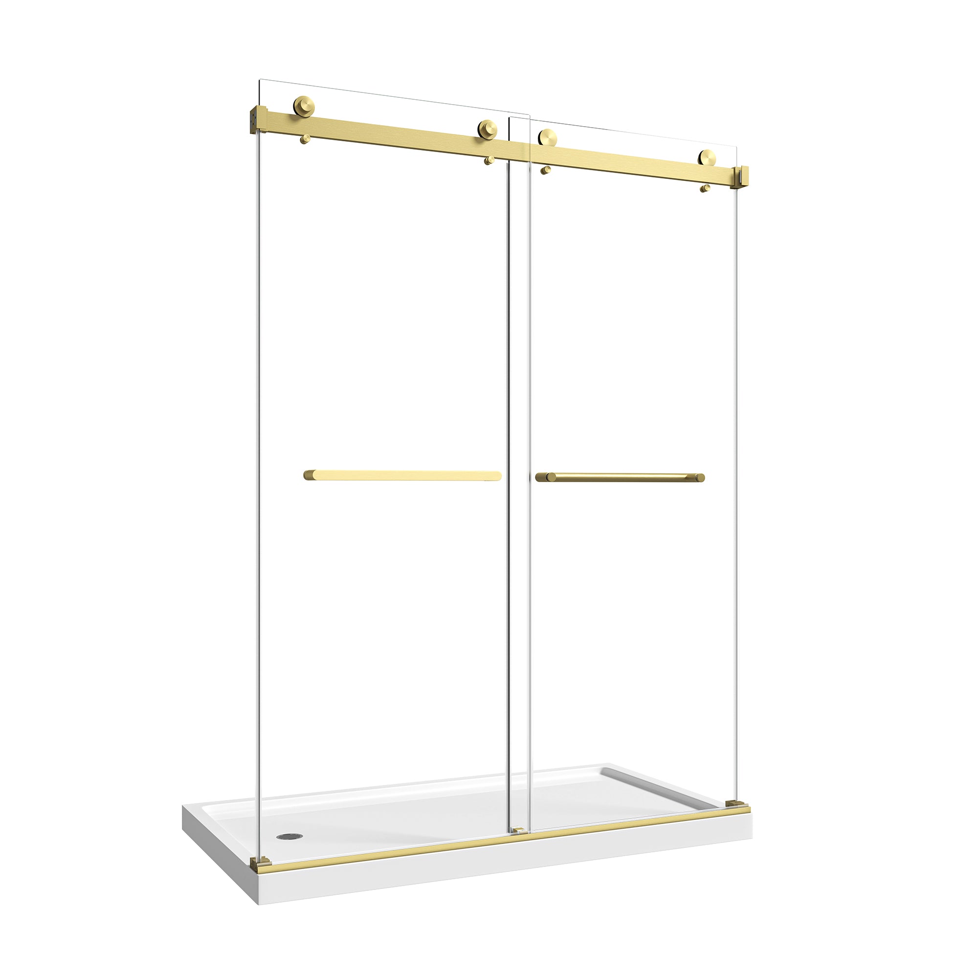 Frameless Shower Door 55"-60" W x 76" H