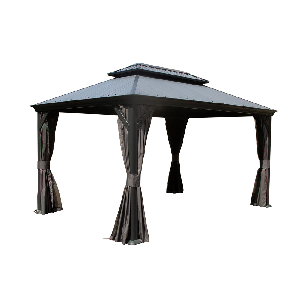 12'x16' Hardtop Gazebo with Resin Roof