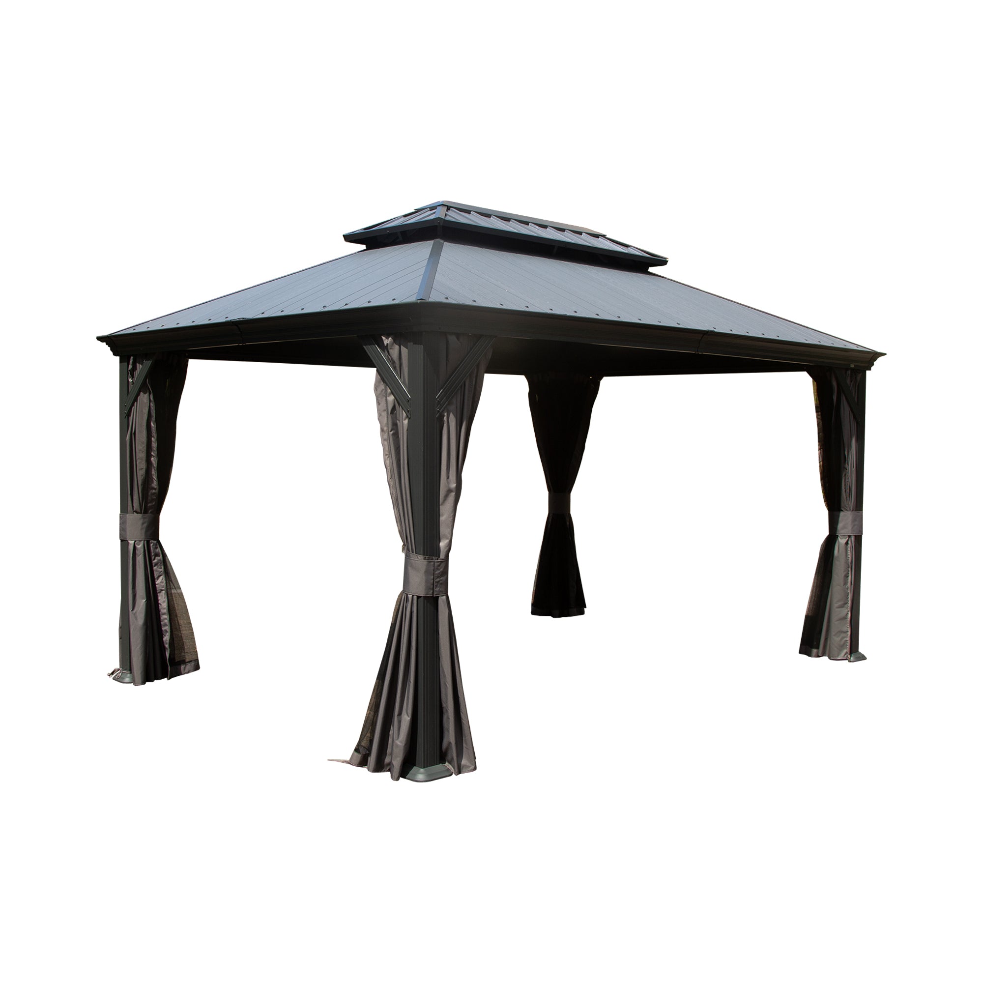 12'x16' Hardtop Gazebo with Resin Roof