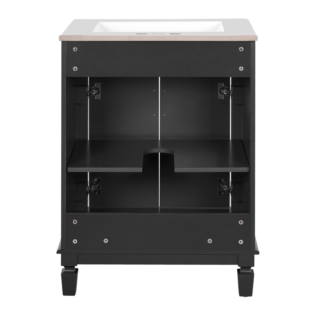 24" Bathroom Vanity with Top Sink