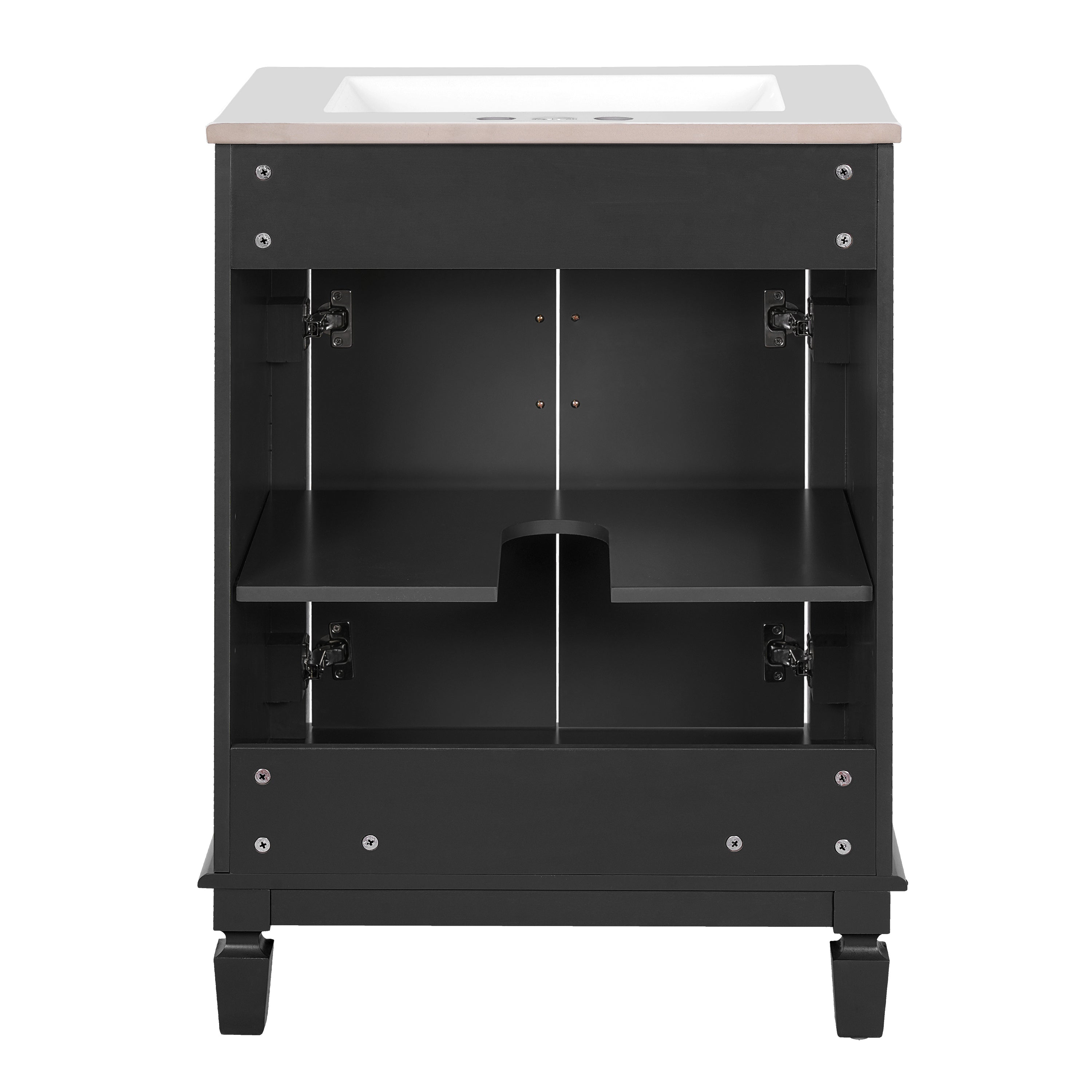 24" Bathroom Vanity with Top Sink