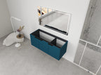 48" Wall Mounted Bathroom Vanity & 3 Soft-Close Doors