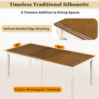 TREXM Traditional Rectangular Dining Table