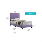 Contemporary Twin Bed In Vibrant