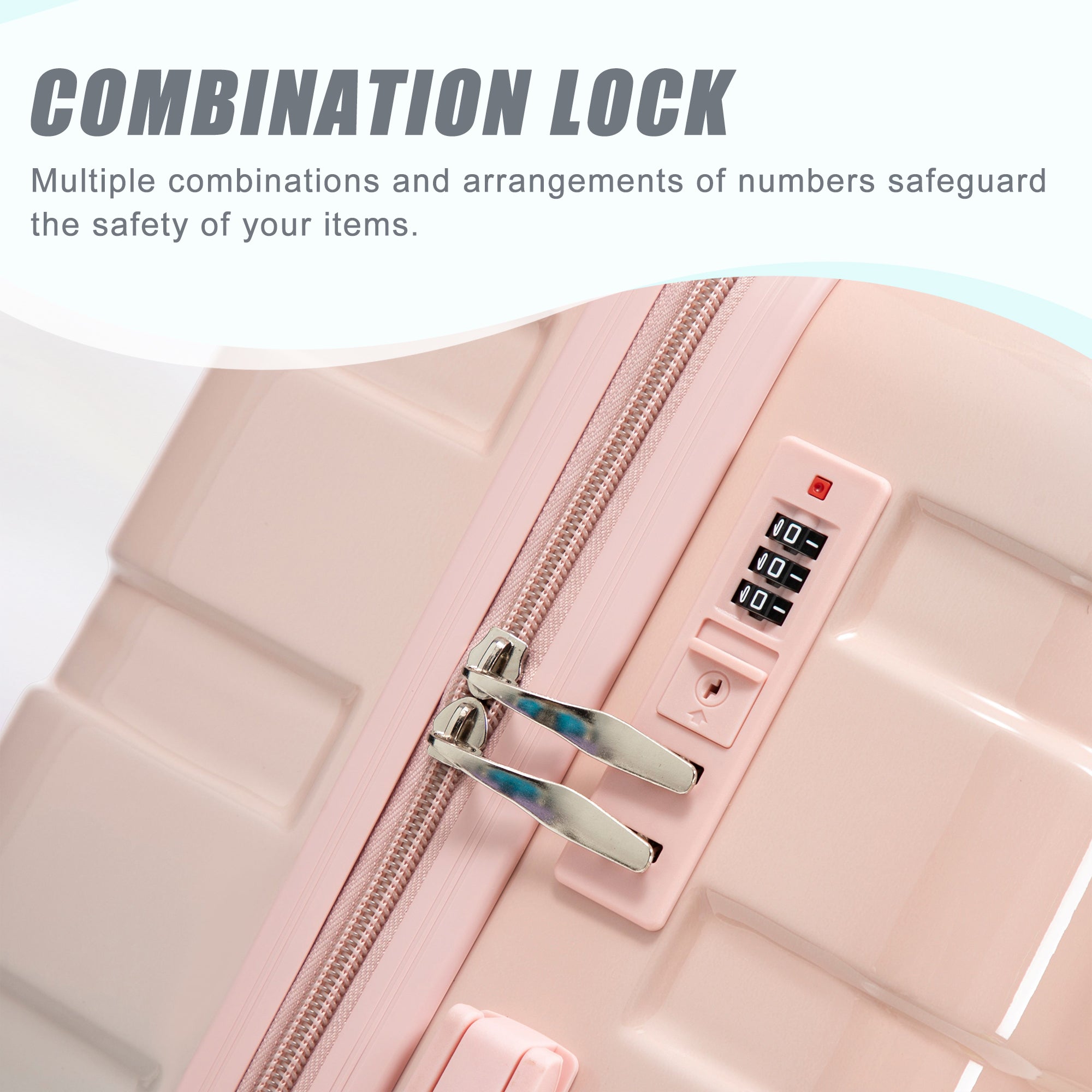 20"/24"/28" 3-Piece Hard Case Luggage Set