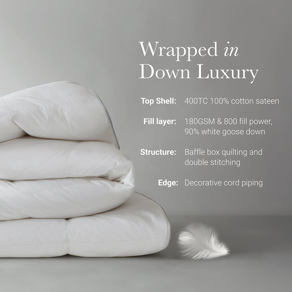 1 PC King/Cal King 100% Cotton Shell Comforter