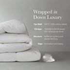 1 PC King/Cal King 100% Cotton Shell Comforter