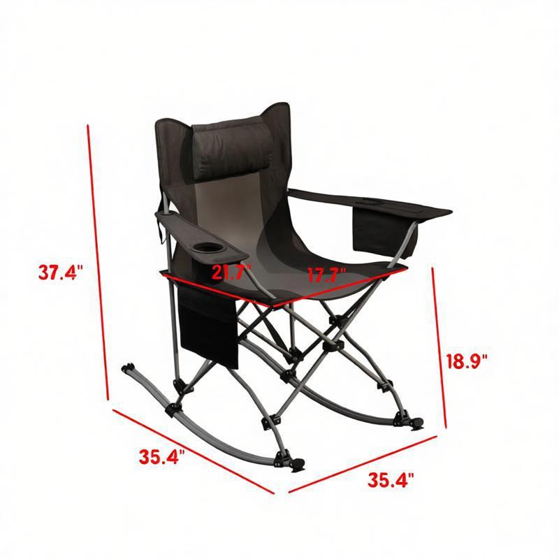 Set of 2 Rocking Camping Chairs