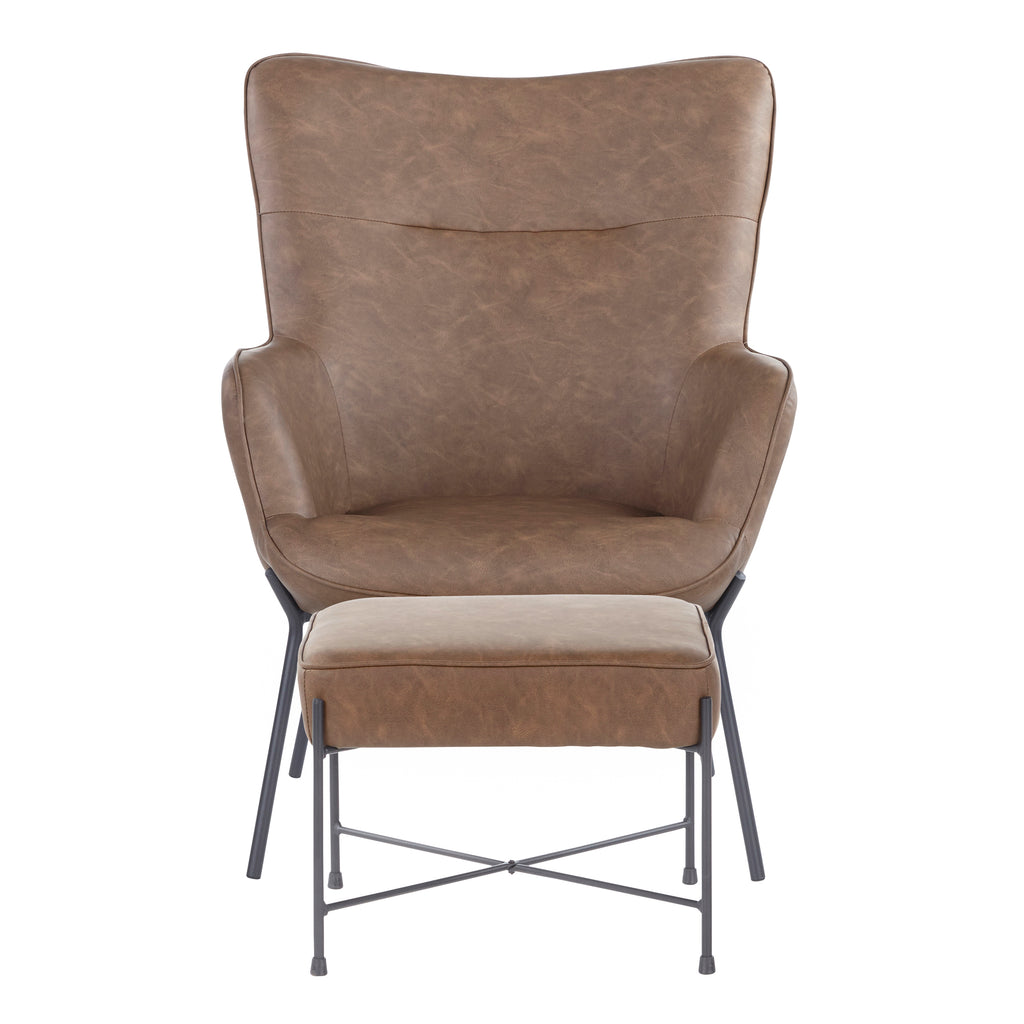 Izzy Lounge Chair and Ottoman Set