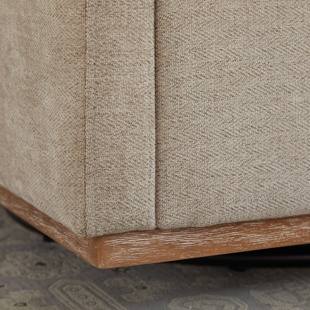 30.5"W Square Upholstered Swivel Accent Chair