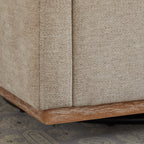 30.7"W Square Upholstered 360° Swivel Accent Chair