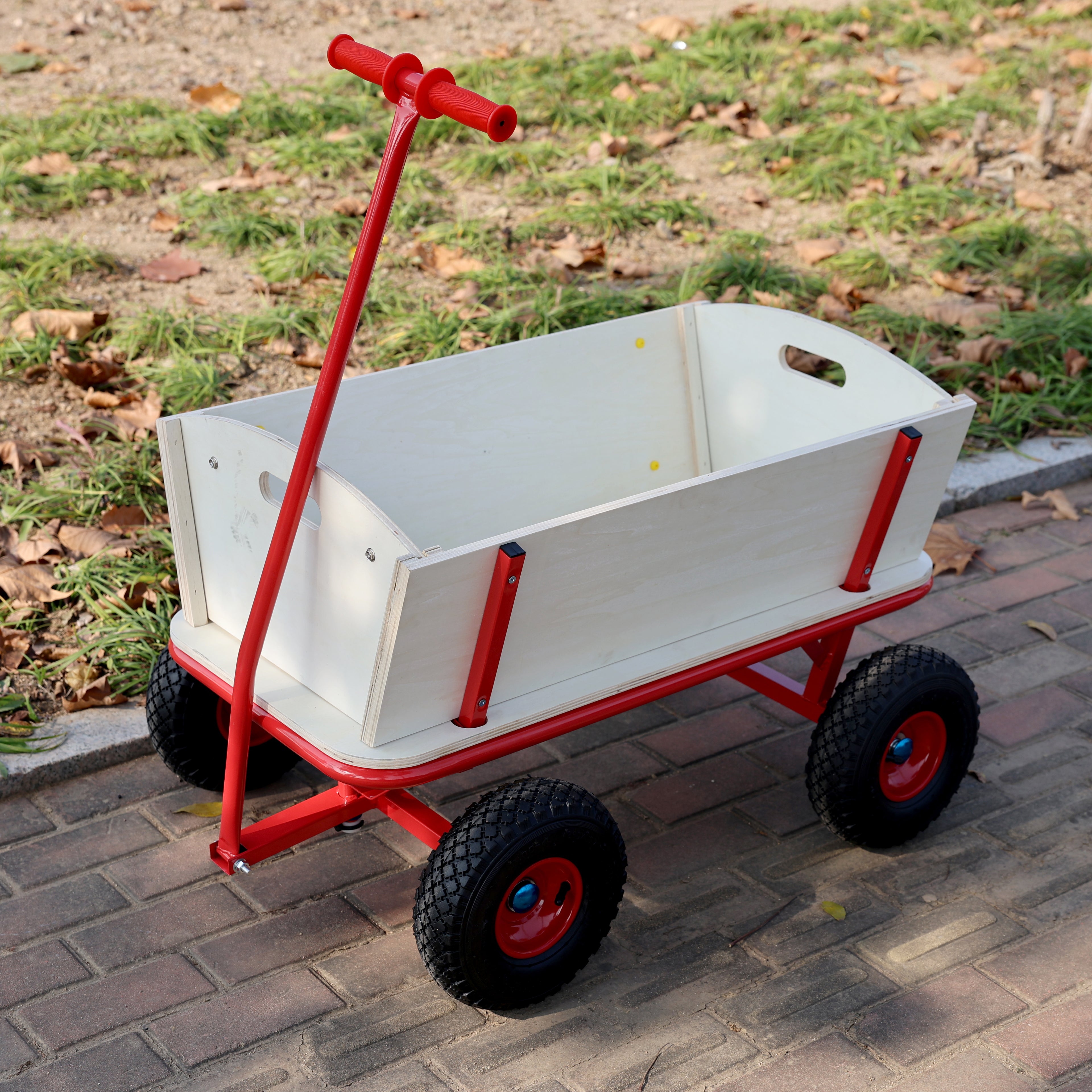 Wooden Carriage Outdoor Stroller