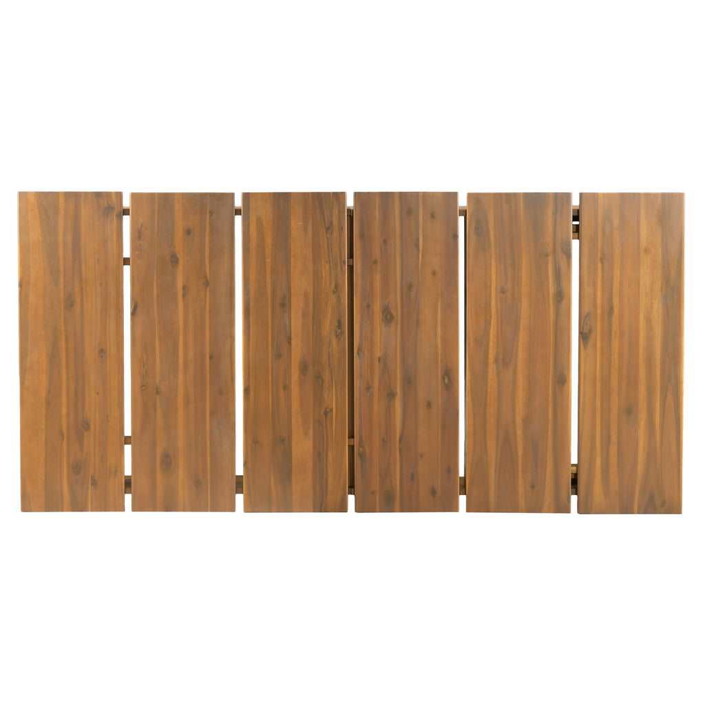 Acacia Wood Outdoor Chaise Lounge