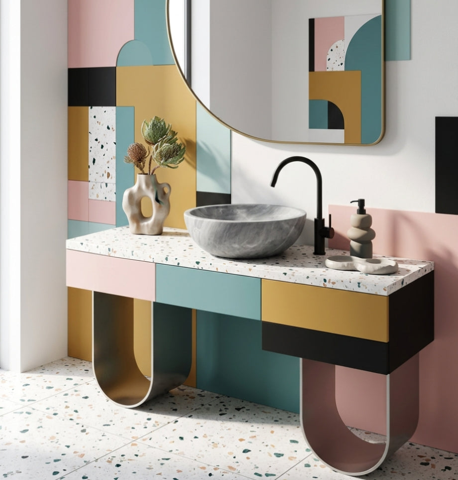 Gray Bathroom Vanity
